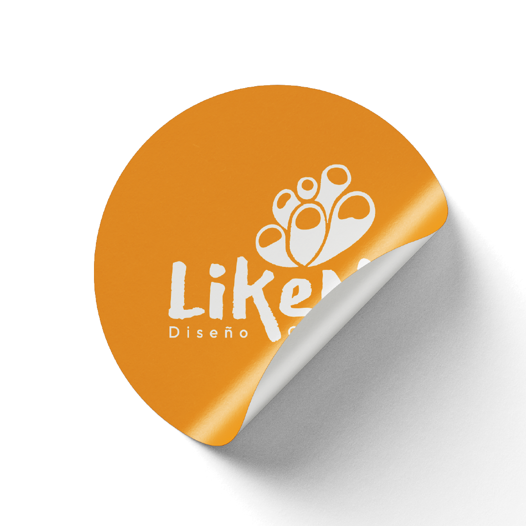 Etiqueta Troqueladas circulares Vinil 100 uni.